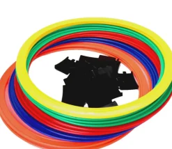 Tout Pour le Jeu 20 cerceaux plats 39 cm pour jeux de parcours