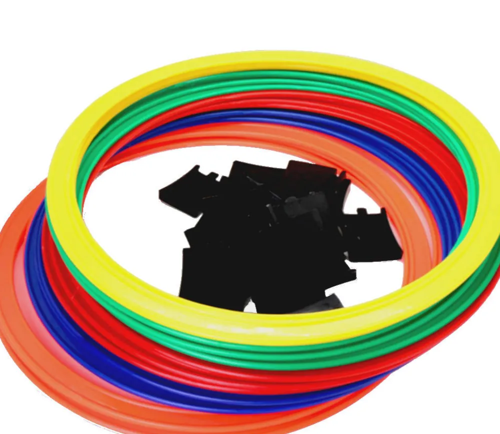 Tout Pour le Jeu 20 cerceaux plats 39 cm pour jeux de parcours