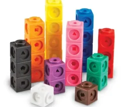 Tout Pour le Jeu 100 cubes mathlinks 2 cm clips encastrables emboitables math