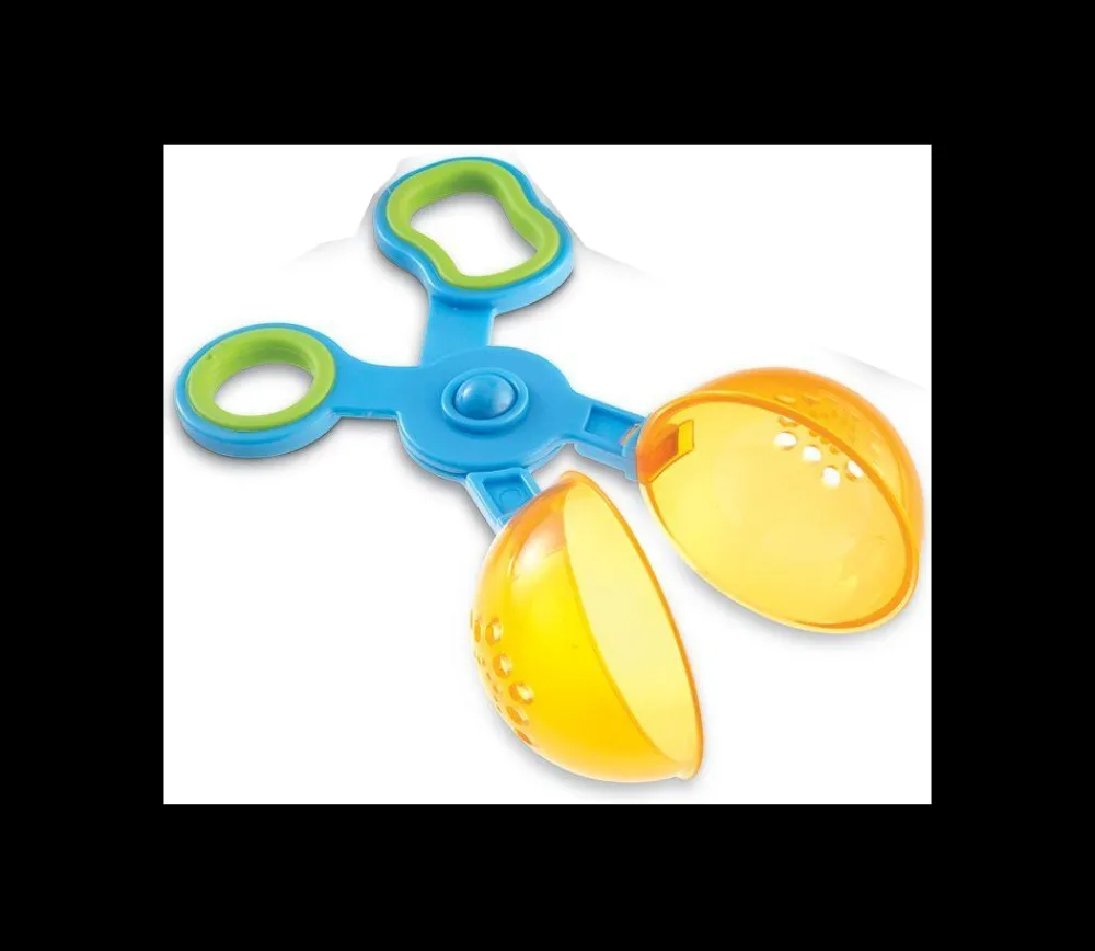 Enfant Tout Pour le Jeu 4 Cuillères ciseaux pinces motricité 15 cm