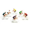 Tout Pour le Jeu 6 cyclistes vélo en plastique jouet 6 x 5 cm