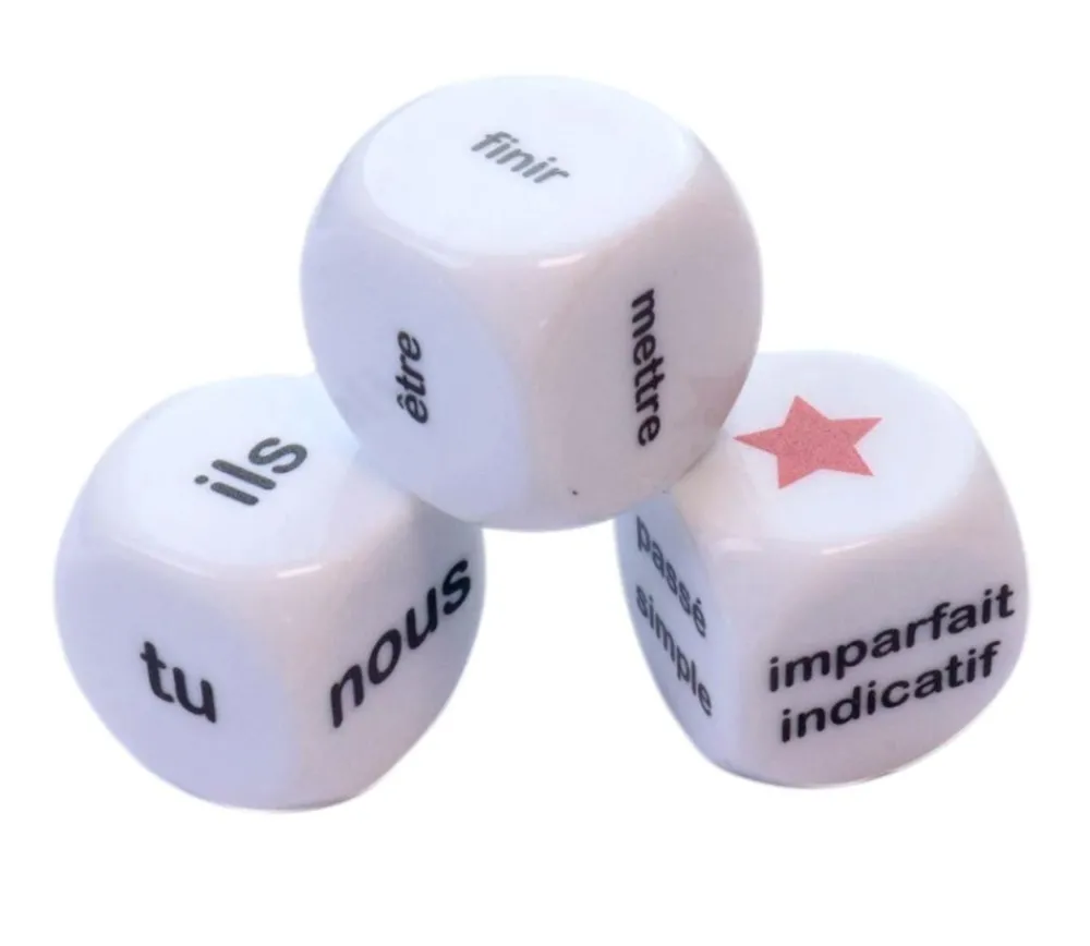 Tout Pour le Jeu 3 dés conjugaisons : verbes, temps et pronoms