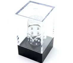 Tout Pour le Jeu 2 dés couleur argent 16 mm
