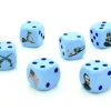 Tout Pour le Jeu 6 Dés de l'Armée fédérale USA bleu en 16 mm