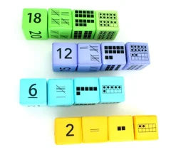 Tout Pour le Jeu 16 dés géants 4.5 cm découverte numération
