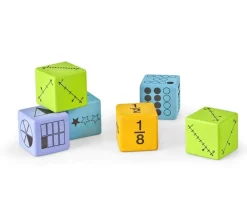 Tout Pour le Jeu 16 dés géants 4.5 cm Fractions