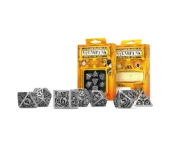 Tout Pour le Jeu 7 Dés métal multifaces style steampunk