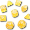 Tout Pour le Jeu 8 dés multi-faces Borealis jaune chessex Lab Dice 6