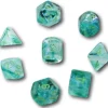 Tout Pour le Jeu 8 dés multi-faces Borealis vert clair Chessex Lab Dice 6
