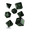 Tout Pour le Jeu 7 dés multifaces Call of Cthulhu - noir et vert COC
