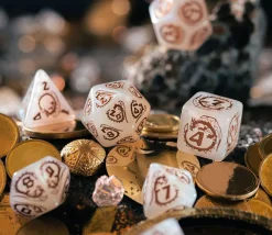Tout Pour le Jeu 7 dés multifaces dragon Quartz