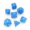Tout Pour le Jeu 7 dés multi-faces géants opaques JUMBO à l'unité (couleur mise au hasard)
