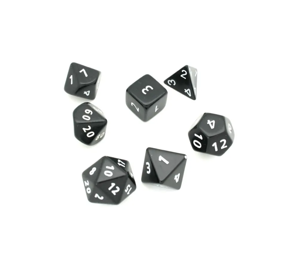 Tout Pour le Jeu 7 dés multi-faces géants opaques JUMBO à l'unité (couleur mise au hasard)