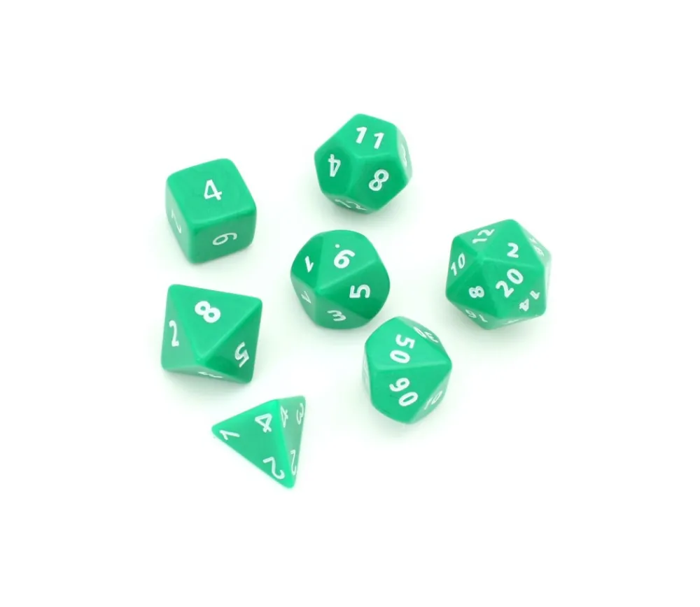 Tout Pour le Jeu 7 dés multi-faces géants opaques JUMBO à l'unité (couleur mise au hasard)