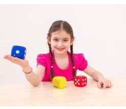 Tout Pour le Jeu 3 Dés silencieux de 5 cm de côté mousse compacte