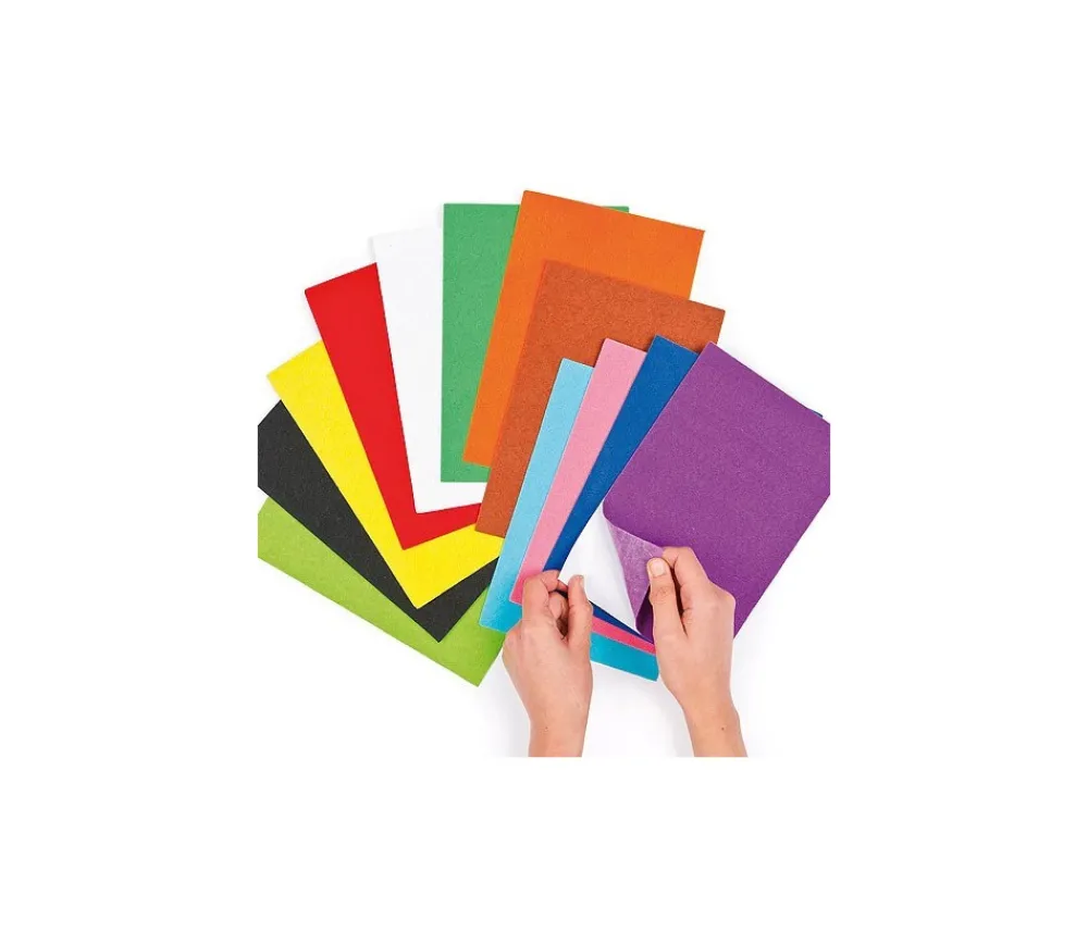 Tout Pour le Jeu 18 Feutrines colorées autocollantes 22 x 15 cm