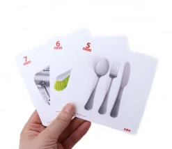 Tout Pour le Jeu 24 Fiches Objets de la maison 11 x 11 cm pour jeux de langage