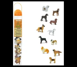 Tout Pour le Jeu 11 figurines chiens dans un tube de rangement
