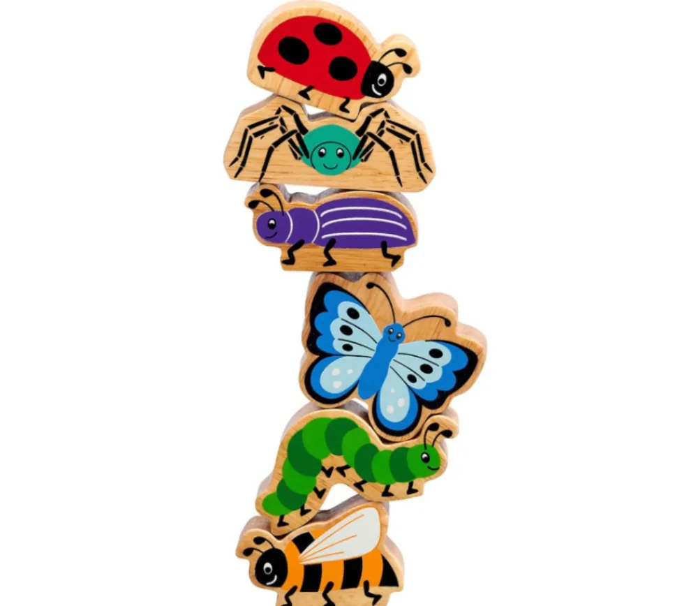 Tout Pour le Jeu 6 figurines insectes en bois colorés