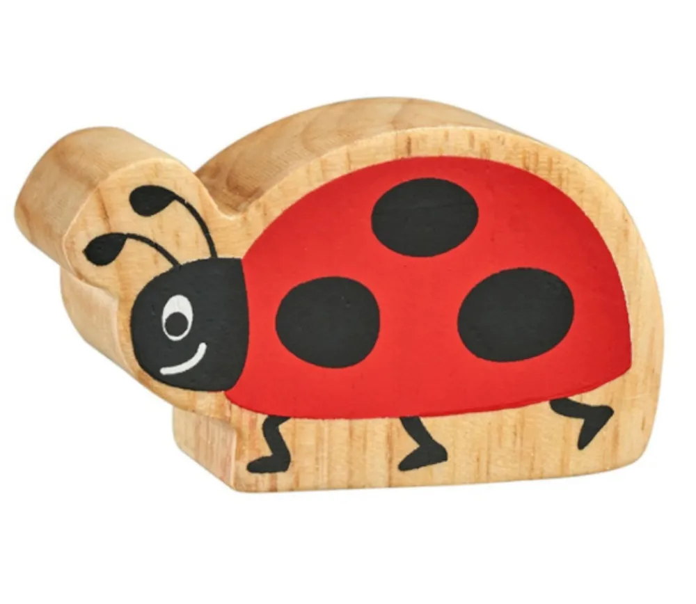 Tout Pour le Jeu 6 figurines insectes en bois colorés