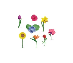 Tout Pour le Jeu 8 fleurs figurines d'environ 8 cm