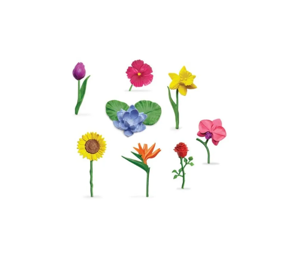 Tout Pour le Jeu 8 fleurs figurines d'environ 8 cm