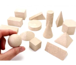 Tout Pour le Jeu 14 formes géométriques bois Rewood - cube base 3 cm