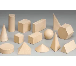 Tout Pour le Jeu 14 formes géométriques bois Rewood - cube base 3 cm