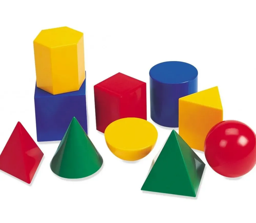 Tout Pour le Jeu 10 grandes formes géométriques 7.5 cm