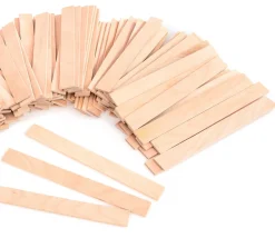 Tout Pour le Jeu 45 grandes plaquettes en bois naturel 36 cm construction jeux