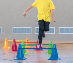 Tout Pour le Jeu 6 grands Cônes slalom 30 cm SUPER RESISTANTS avec trous