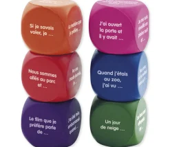 Tout Pour le Jeu 6 grands dés langage : je raconte une histoire 4 cm