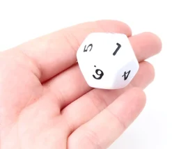 Tout Pour le Jeu 2 grands dés temps : 1 dé heure et 1 dé minute