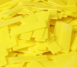 Tout Pour le Jeu 500 grands jetons rectangles 5.5 x 1.6 cm en plastique coloré