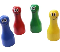 Tout Pour le Jeu 4 Grands Pions personnages rigolos 6 cm