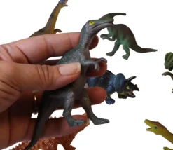 Tout Pour le Jeu 12 gros dinosaures Animaux figurines de 10 à 15 cm - jouet pas cher