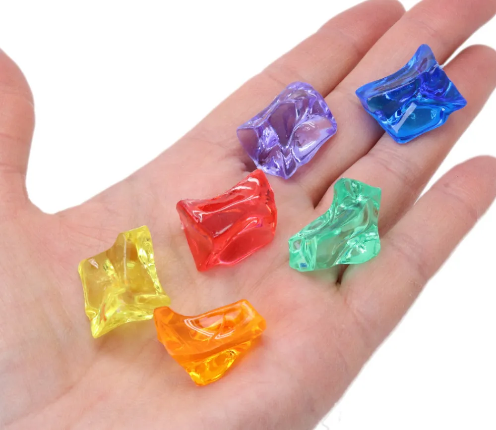 Tout Pour le Jeu 180 grosses pépites gems translucides colorées