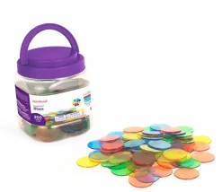 Tout Pour le Jeu 200 jetons 4 cm de jeux translucides