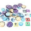 Tout Pour le Jeu 46 jetons compatibles jeu Arkham Horror