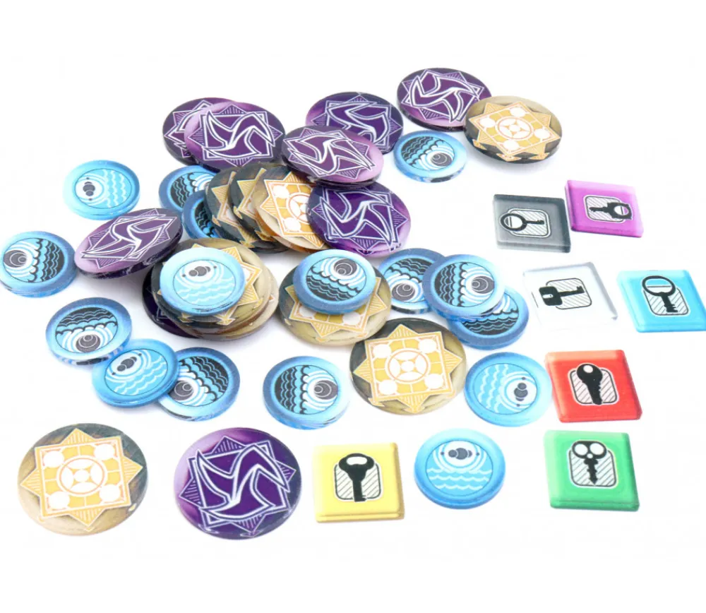 Tout Pour le Jeu 46 jetons compatibles jeu Arkham Horror