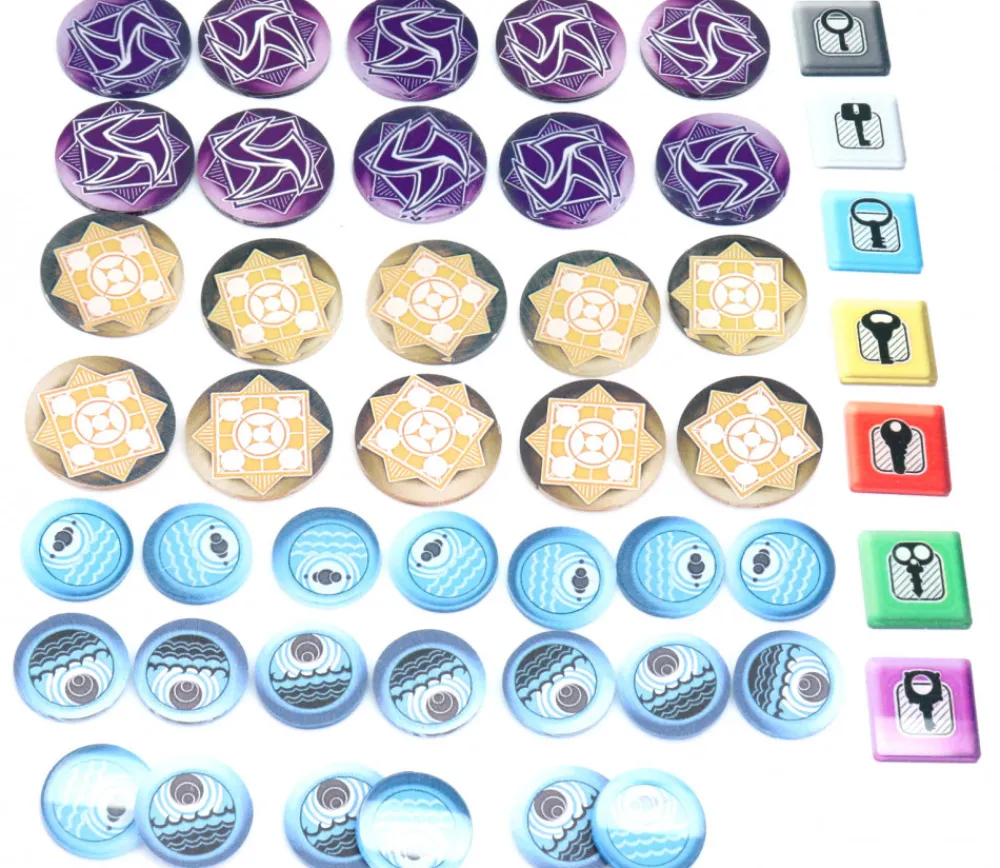 Tout Pour le Jeu 46 jetons compatibles jeu Arkham Horror
