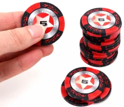 Tout Pour le Jeu 20 Jetons de poker crown argile valeur 5 - 14 gr