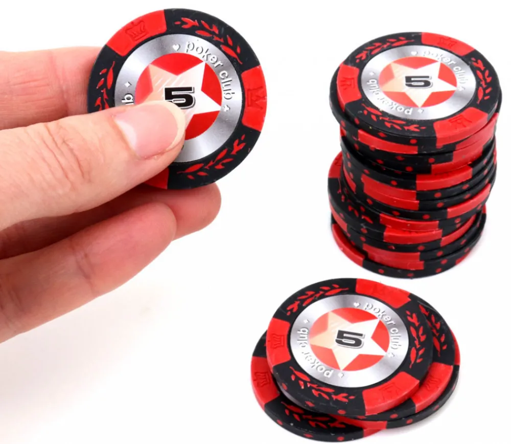 Tout Pour le Jeu 20 Jetons de poker crown argile valeur 5 - 14 gr