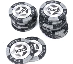 Tout Pour le Jeu 20 Jetons de poker crown argile valeur 100 - 14 gr