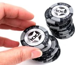Tout Pour le Jeu 20 Jetons de poker crown argile valeur 100 - 14 gr