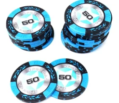 Tout Pour le Jeu 20 Jetons de poker crown argile valeur 50 - 14 gr