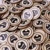 Tout Pour le Jeu 500 jetons en bois dessert - 2.5 cm