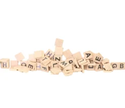 Tout Pour le Jeu 80 Jetons en bois lettres alphabet 2 cm pour jeux
