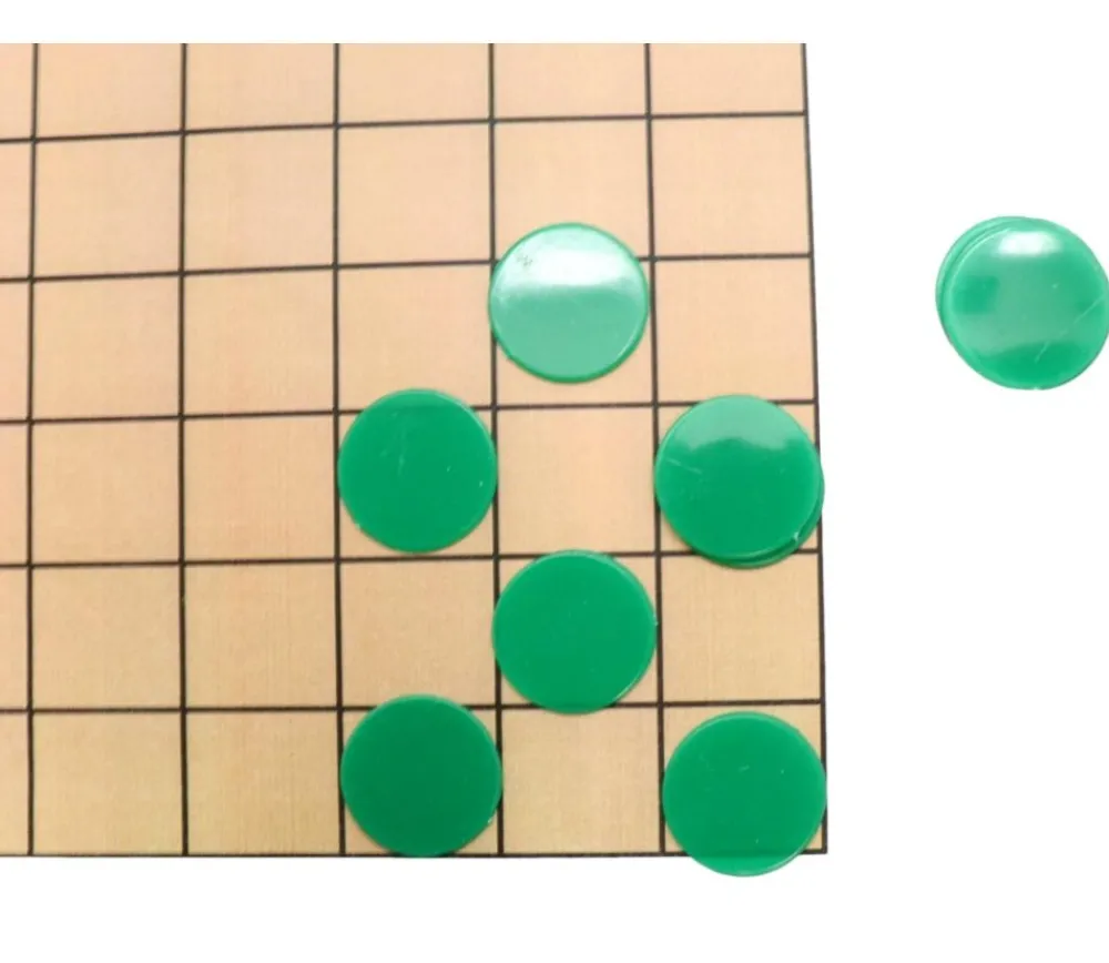 Tout Pour le Jeu 500 Jetons ronds plats de 2.4 cm verts de diamètre plastique pour jeux