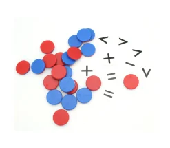 Tout Pour le Jeu 22 jetons réversibles + 10 jetons signes mathématiques